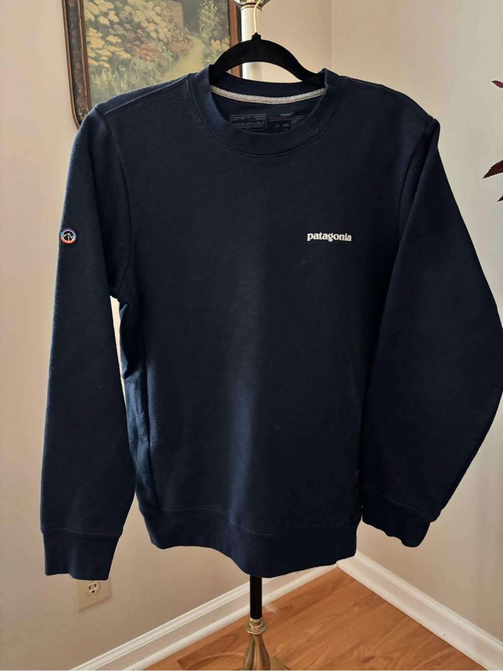 Patagonia Uprisal Crewneck Sweatshirt in a black Size Small
